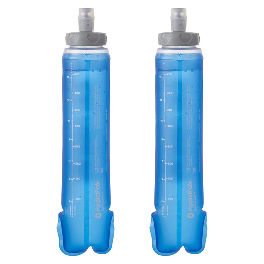 2 x Salomon soft flasks 500 ml 42 mm, tweedelige set in blauw