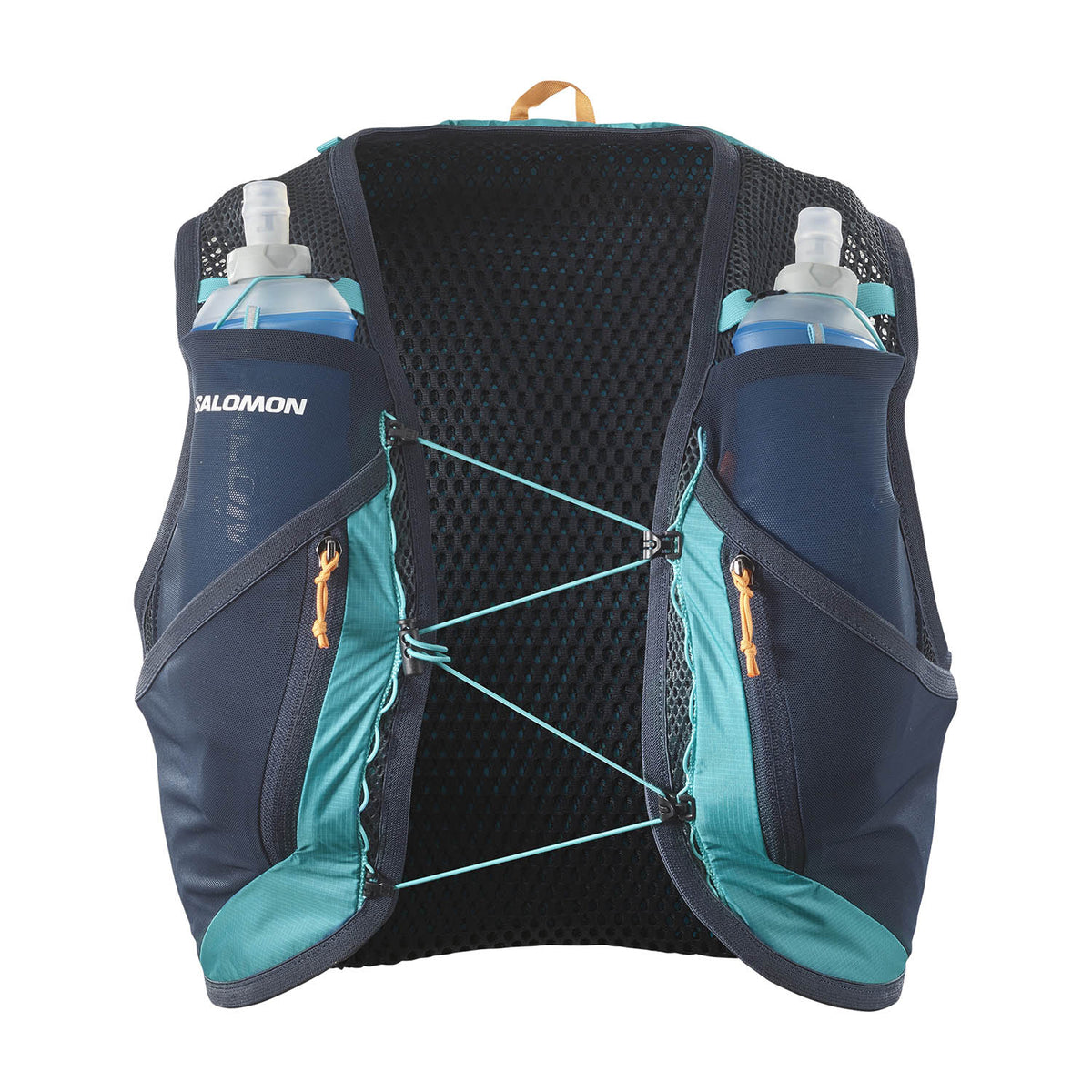 Hydratatievest Salomon Active Skin 12 turquoise, detail van de zijkant