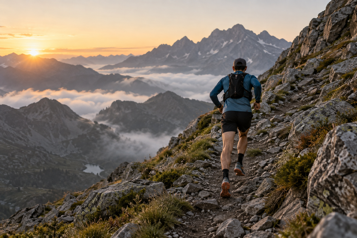 Bergop lopen tijdens trailrunning: techniek en tempo