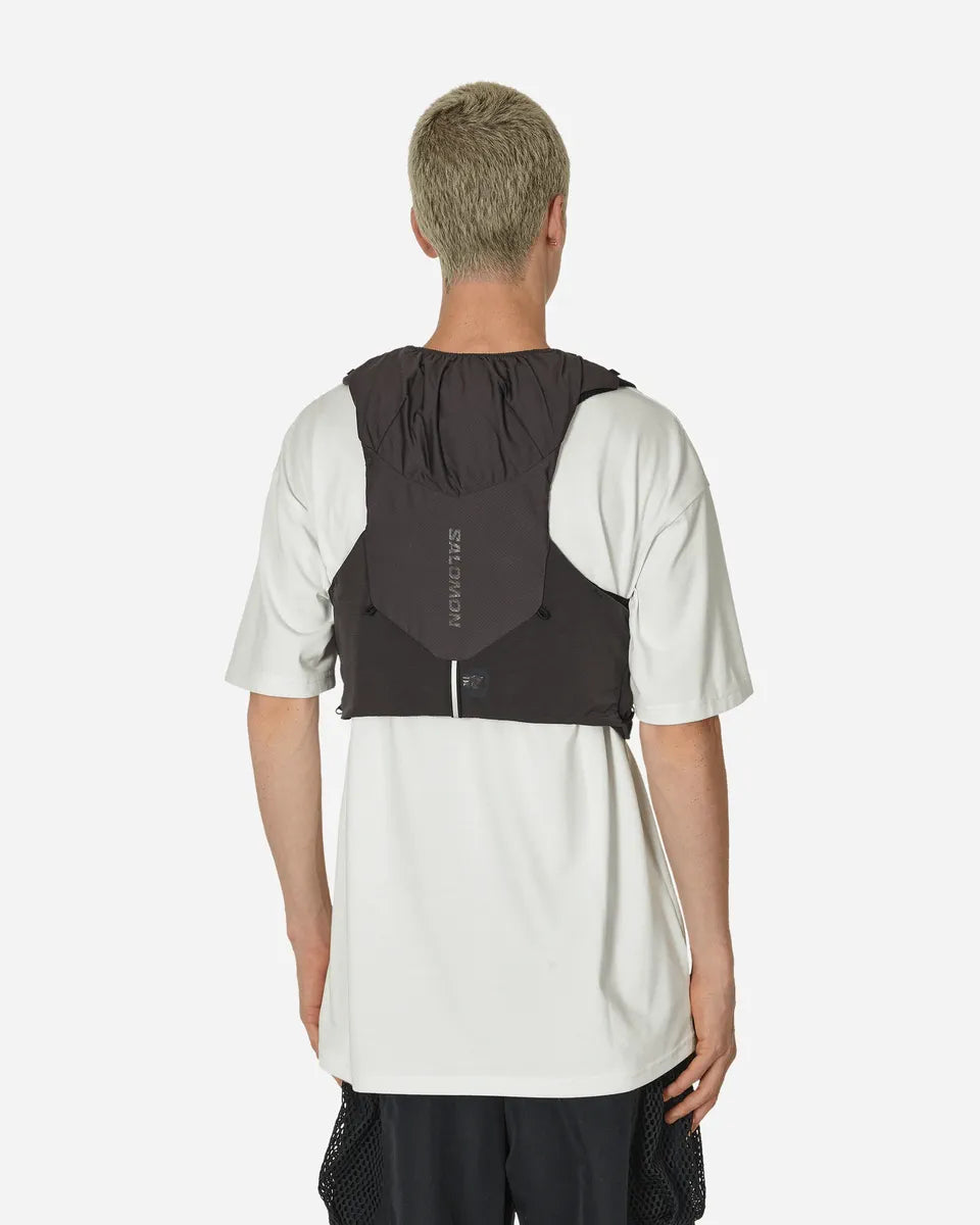 Hydratatievest Salomon ADV Skin 5 bruin, detail van het verstelsysteem