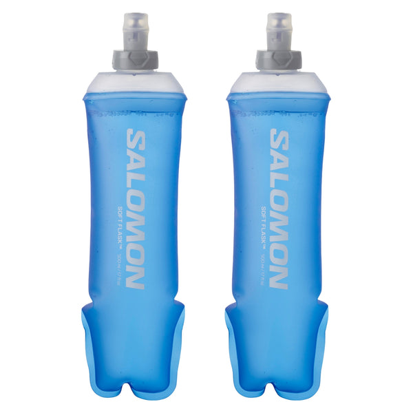 2 x Salomon soft flasks 500 ml 28 mm, overzicht van de tweedelige set