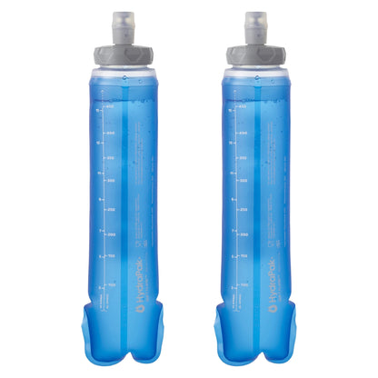 2 x Salomon soft flasks 500 ml 42 mm, tweedelige set in blauw