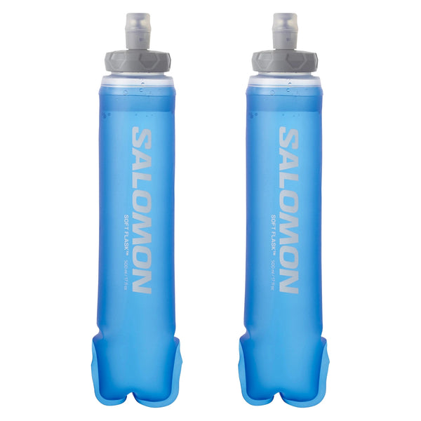 2 x Salomon soft flasks 500 ml 42 mm, overzicht van de tweedelige set