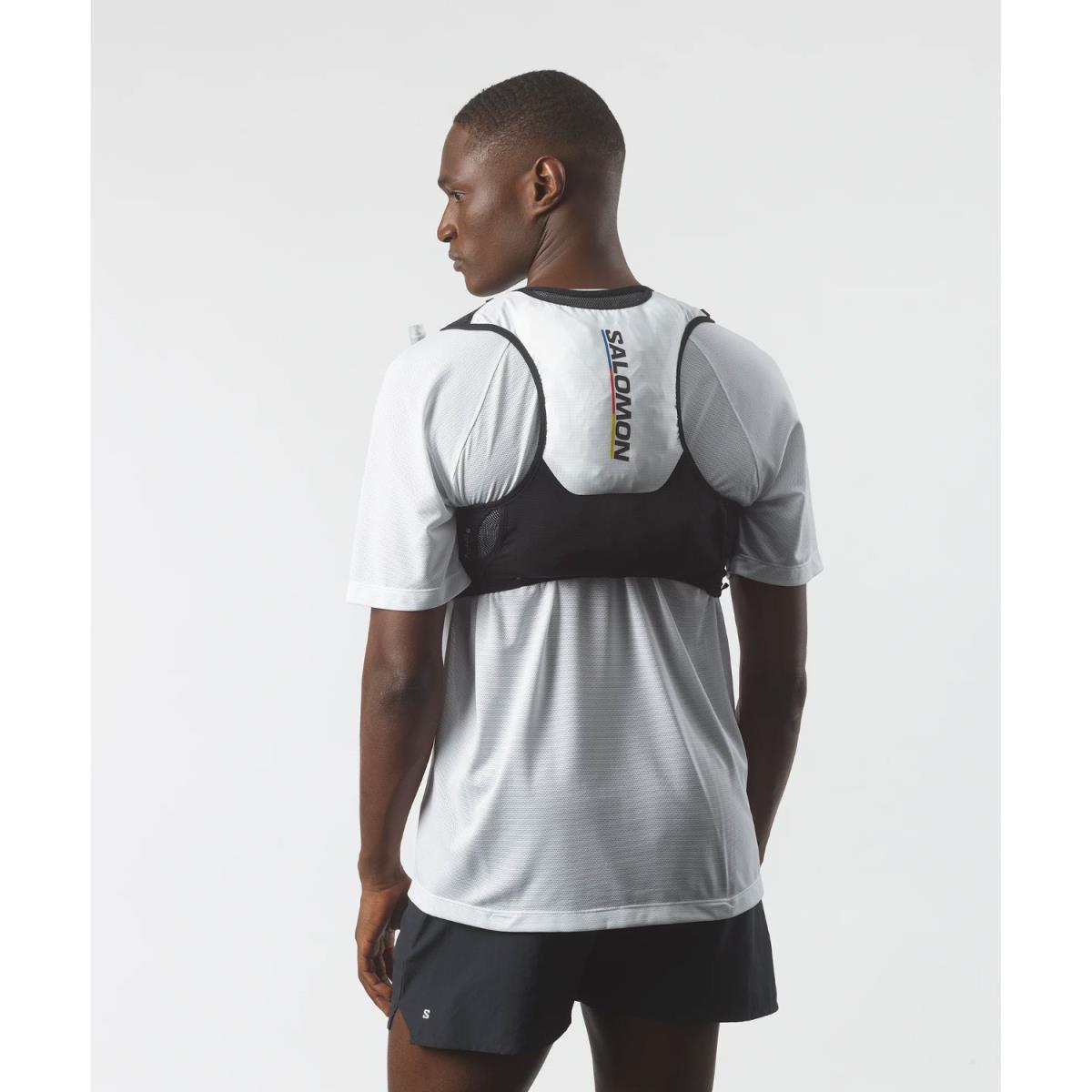 Hydratatievest Salomon Sense Pro 6 wit zwart, achteraanzicht