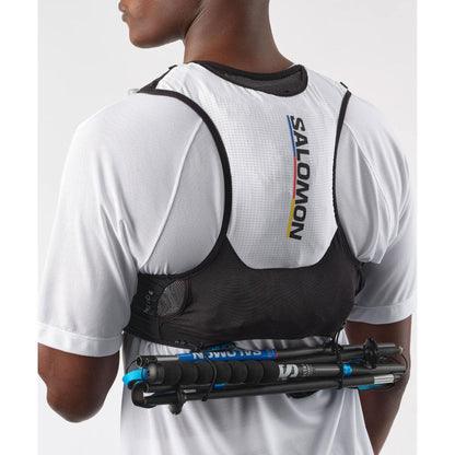 Hydratatievest Salomon Sense Pro 6 wit zwart, detail van de zijkant