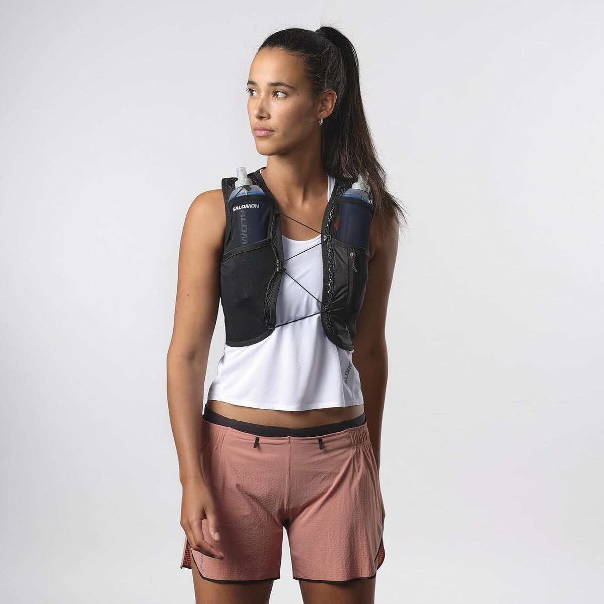 Hydratatievest Salomon Active Skin 4 Women zwart, detail van het achtervak