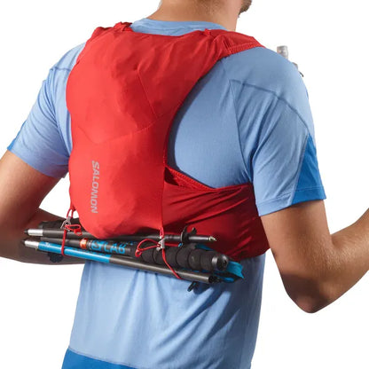 Hydratatievest Salomon ADV Skin 5 rood, achteraanzicht