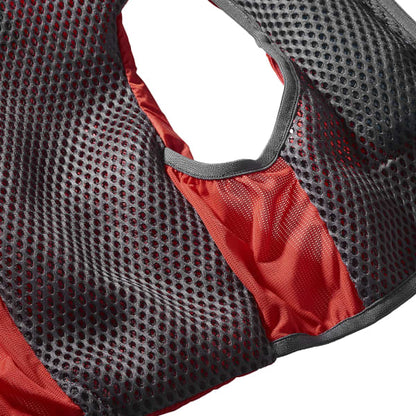 Hydratatievest Salomon Active Skin 4 rood grijs, detail van de zijkant