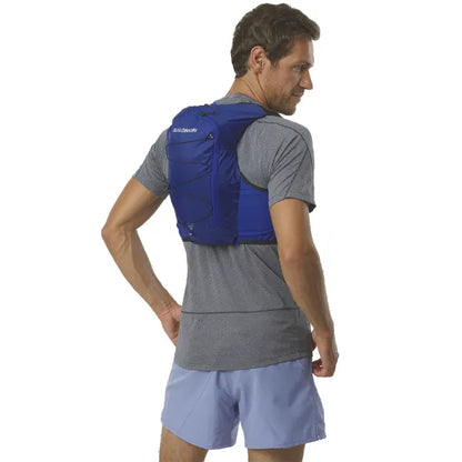 Hydratatievest Salomon Active Skin 8 blauw oscuro, achteraanzicht