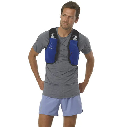 Hydratatievest Salomon Active Skin 4 blauw oscuro, vooraanzicht