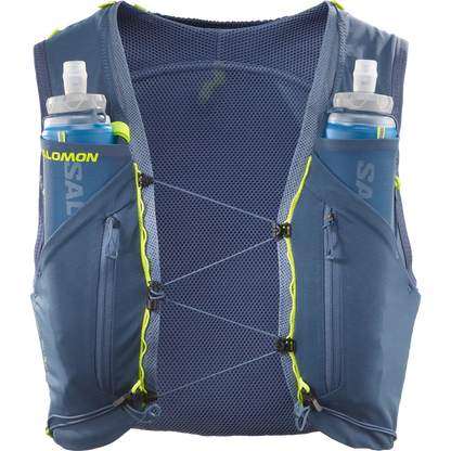 Hydratatievest Salomon ADV Skin 12 steenblauw, achteraanzicht