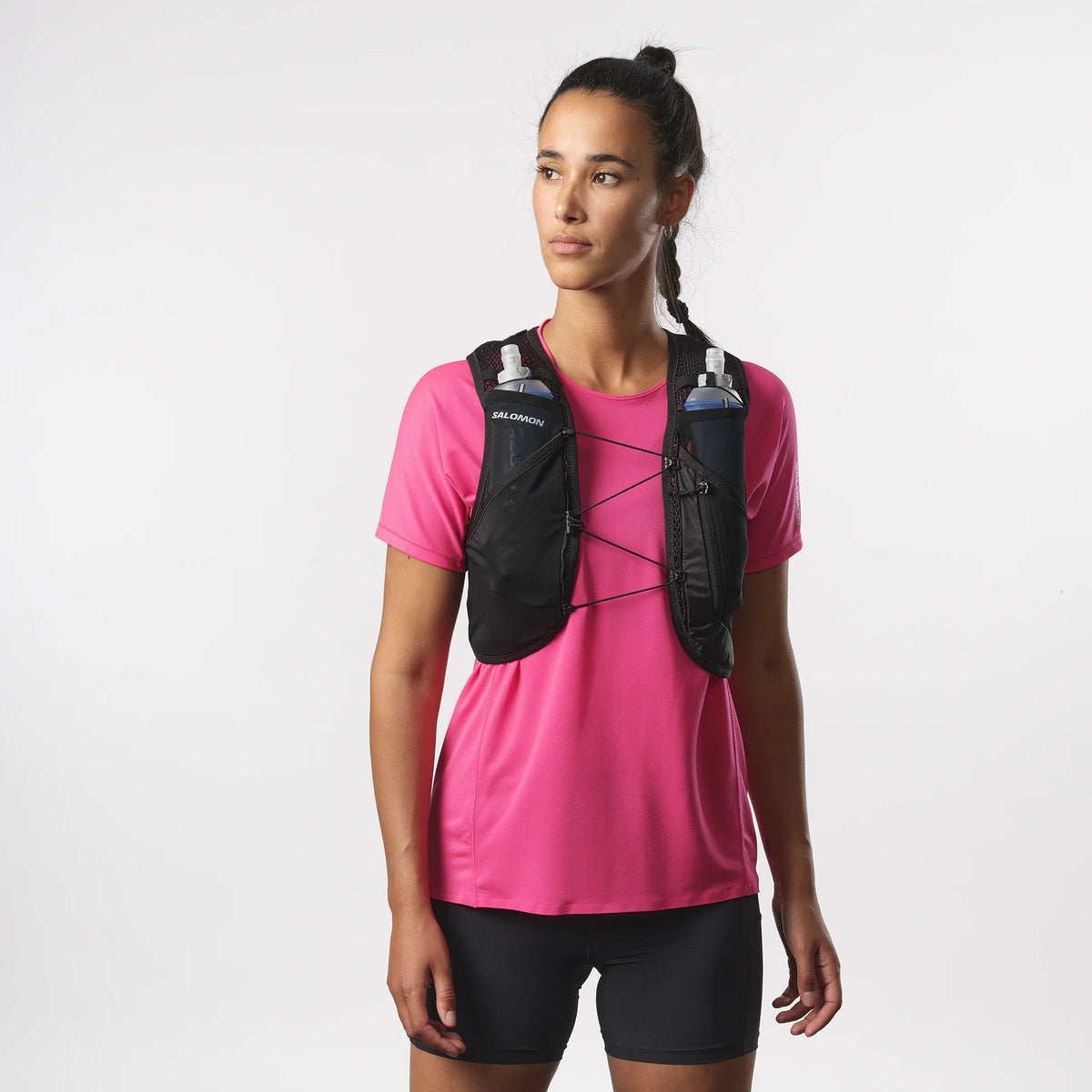 Hydratatievest Salomon Active Skin 4 zwart, achteraanzicht
