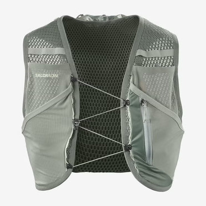 Hydratatievest Salomon Active Skin 8 groen grijs, vooraanzicht
