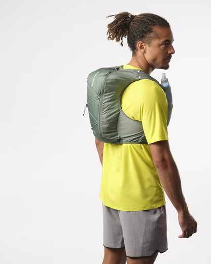 Hydratatievest Salomon Active Skin 8 groen grijs, detail van de zijkant
