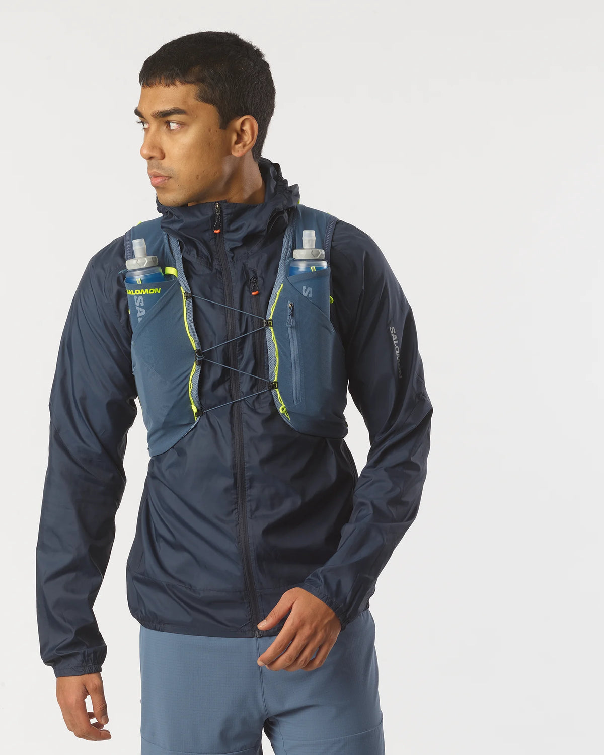 Hydratatievest Salomon ADV Skin 5 steenblauw, vooraanzicht