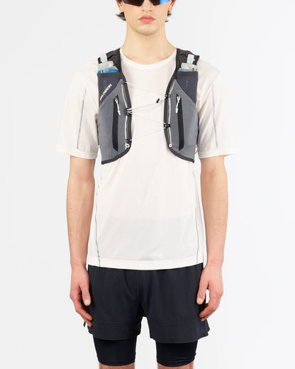 Hydratatievest Salomon ADV Skin 12 zwart grijs, achteraanzicht