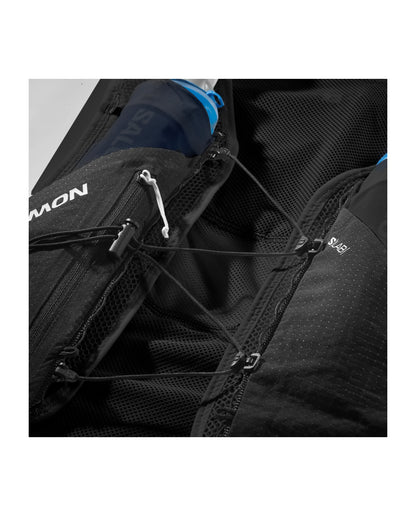 Hydratatievest Salomon S/LAB Pulsar 3 zwart, detail van het achtervak