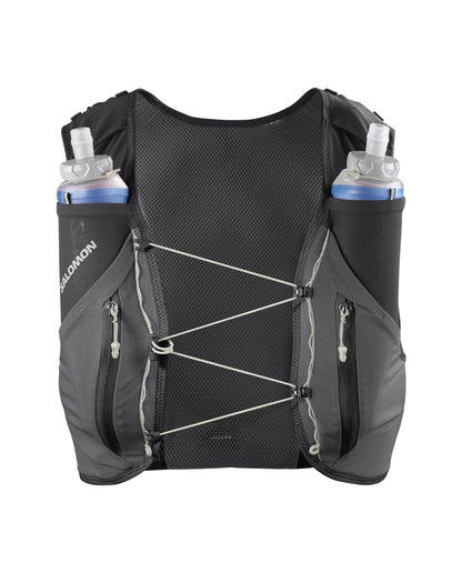Hydratatievest Salomon ADV Skin 12 zwart grijs, vooraanzicht