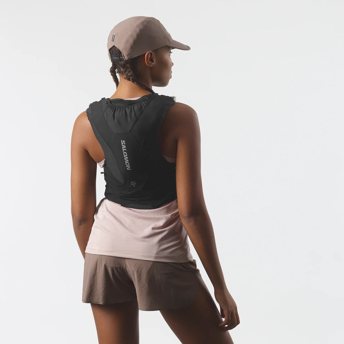 Hydratatievest Salomon ADV Skin 5 zwart, achteraanzicht