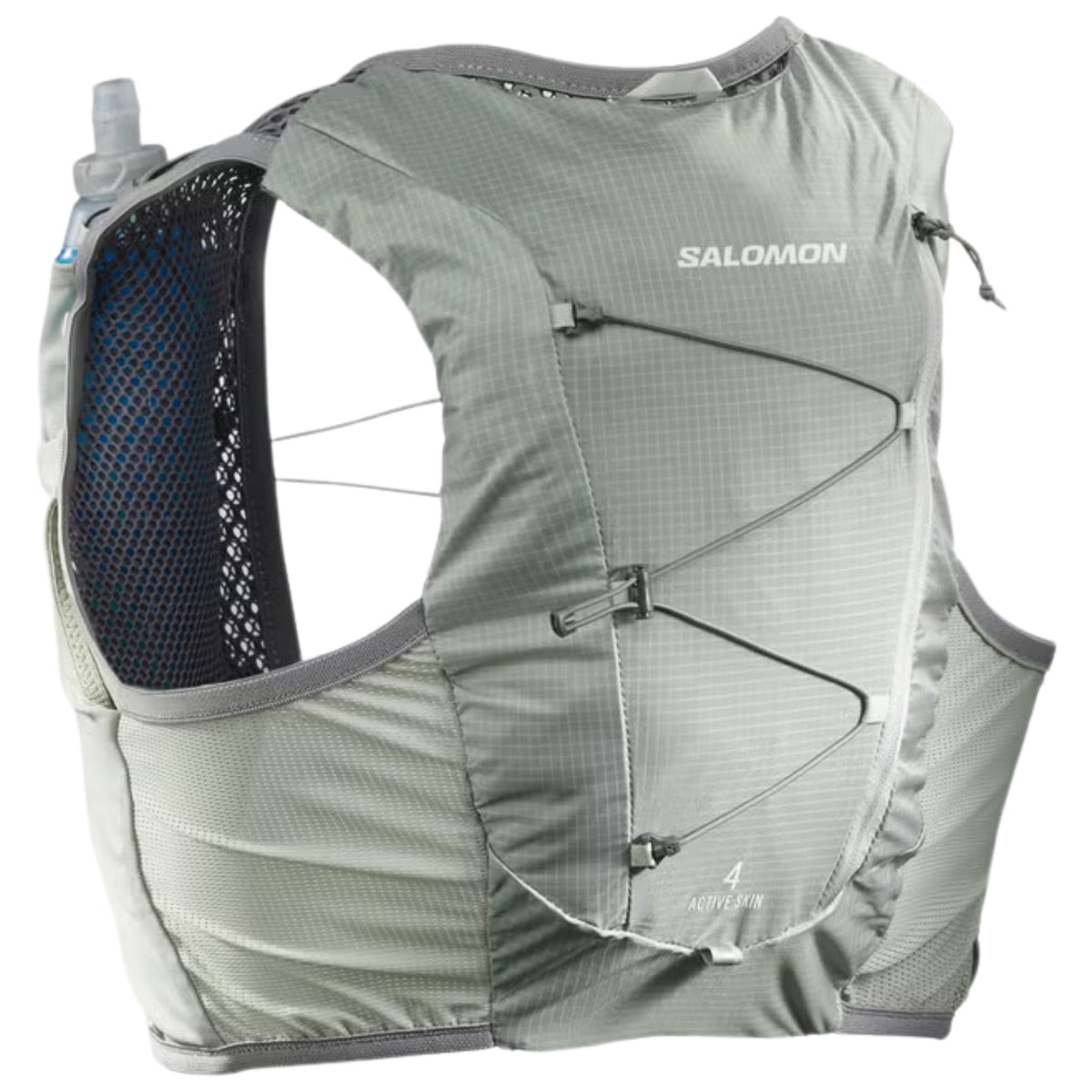 Hydratatievest Salomon Active Skin 4 groen grijs, overzicht
