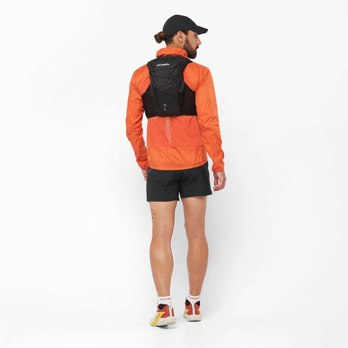 Hydratatievest Salomon Active Skin 8 zwart, detail van de zijkant