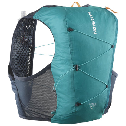 Hydratatievest Salomon Active Skin 8 turquoise, overzicht
