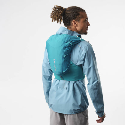 Hydratatievest Salomon ADV Skin 12 blauw cielo, achteraanzicht