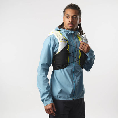 Hydratatievest Salomon ADV Skin 12 geel zwart, detail van de zijkant