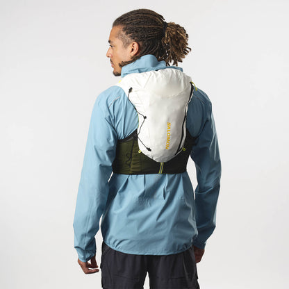 Hydratatievest Salomon ADV Skin 12 geel zwart, achteraanzicht