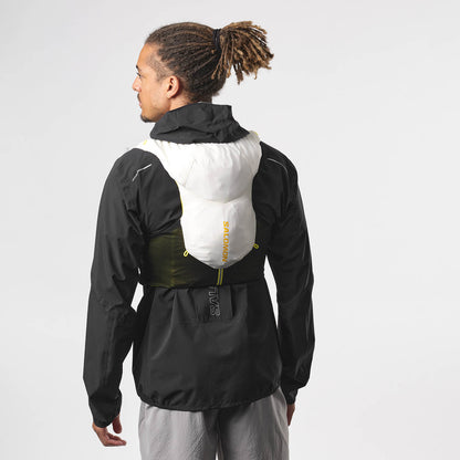 Hydratatievest Salomon ADV Skin 5 geel zwart, detail van de zijkant