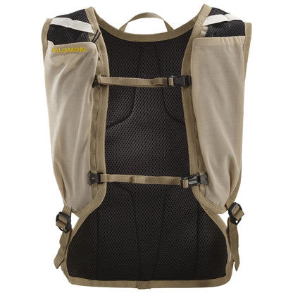 Salomon Cross 4 Beige, detail van de voorvakken