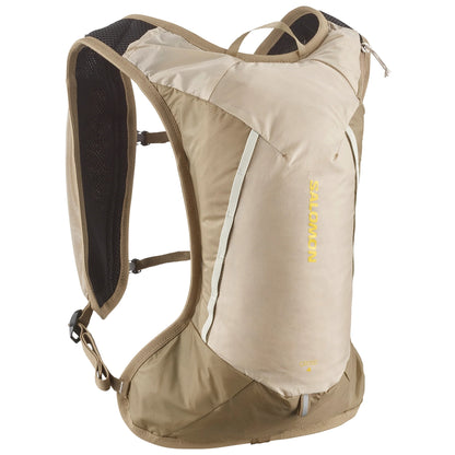 Salomon Cross 4 beige trailrunningrugzak, overzicht