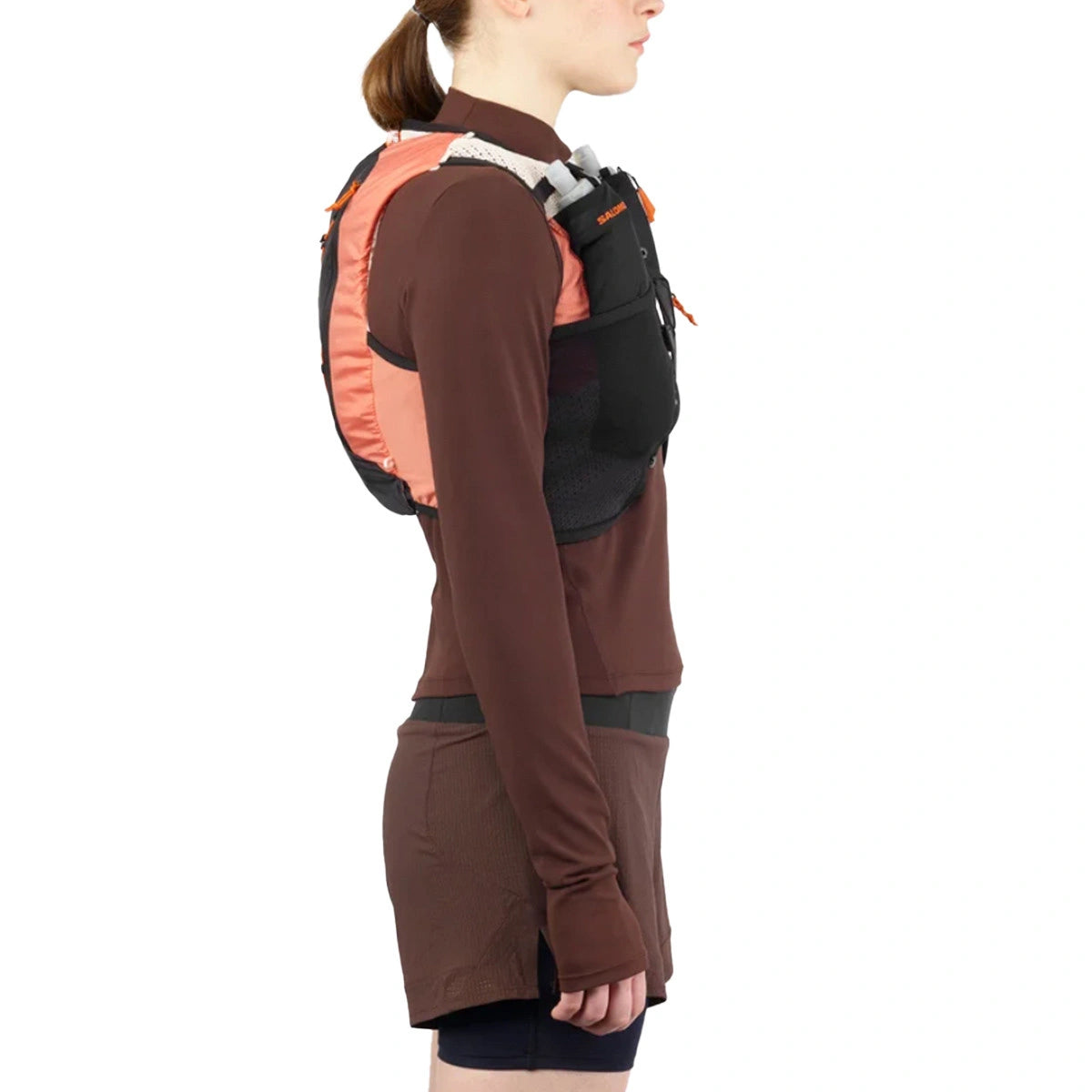 Hydratatievest Salomon Active Skin 4 Women roze zwart, detail van de zijkant