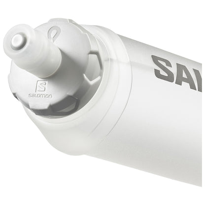 2 x Salomon S/LAB Ultra soft flasks 500 ml 42 mm, detail van het ventiel