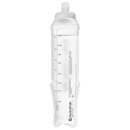 2 x Salomon S/LAB Ultra soft flasks 500 ml 42 mm, detail van de flexibele fleswand