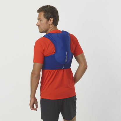 Hydratatievest Salomon ADV Skin 5 blauw, detail van de zijkant