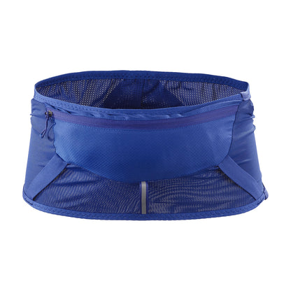 Trailrunningriem Salomon ADV Skin Belt blauw, achteraanzicht